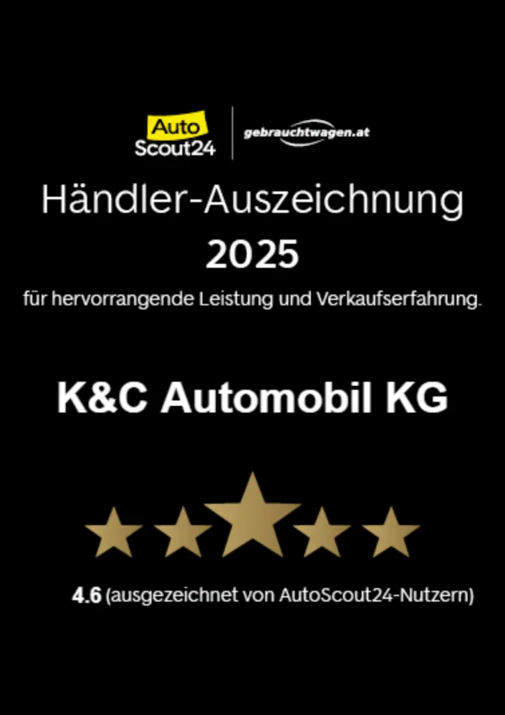 AutoScout24 Händlerauszeichnung 2025