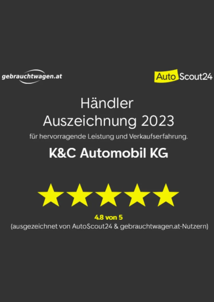 AutoScout24 Händlerauszeichnung 2023